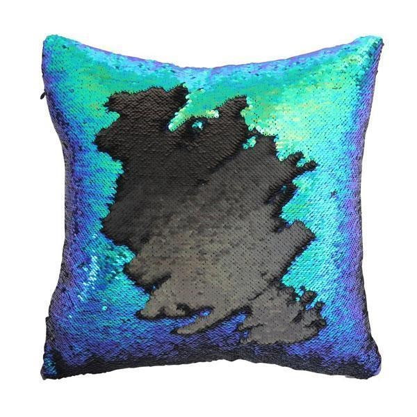 Mermaid Two Tone Sequin Pillow Cover | Stornfield