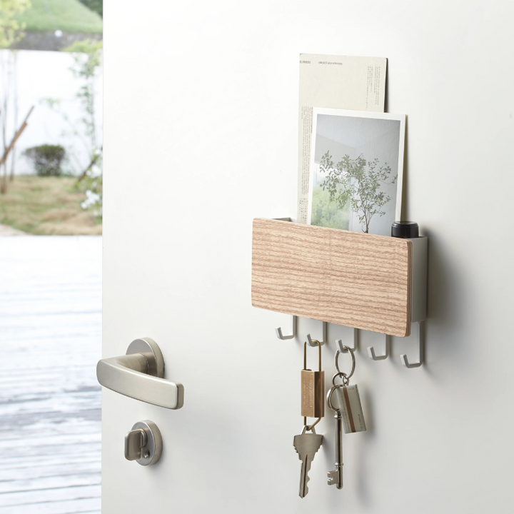 Stylish wall key holder made of wood – Space-saving storage solution | Stornfield