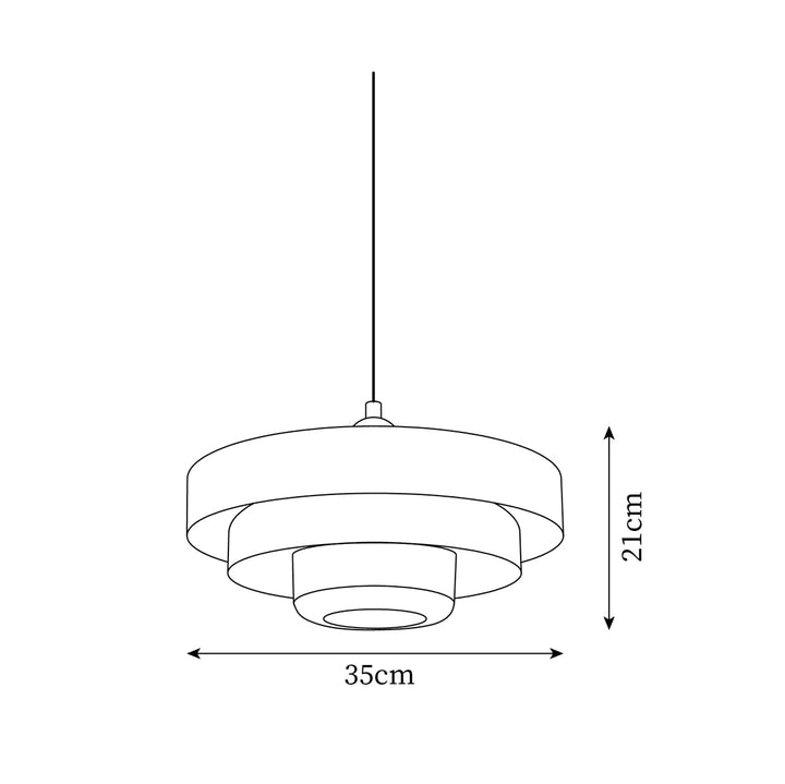 Single Head Bauhaus Iron Pendant Lamp | Stornfield