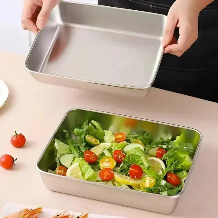 Stornfield | Microwave-safe stainless steel containers with lid