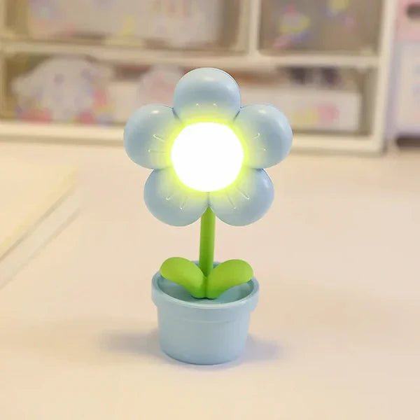 Small Flower Soothing Table Lamp - BlossomGlow | Stornfield
