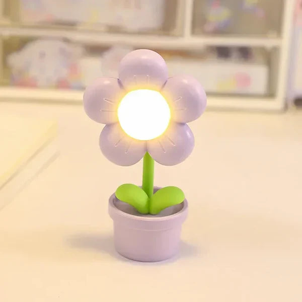 Small Flower Soothing Table Lamp - BlossomGlow | Stornfield