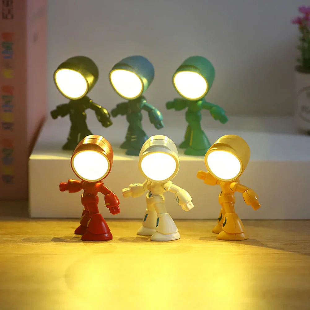 Cute Robot Table Lamp – Creative LED Light for Children's Room and Desk | Stornfield
