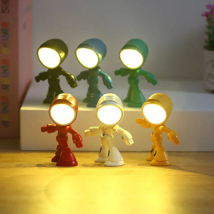 Cute Robot Table Lamp – Creative LED Light for Children's Room and Desk | Stornfield