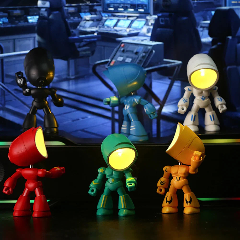 Cute Robot Table Lamp – Creative LED Light for Children's Room and Desk | Stornfield