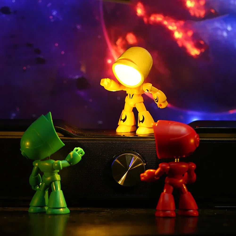 Cute Robot Table Lamp – Creative LED Light for Children's Room and Desk | Stornfield