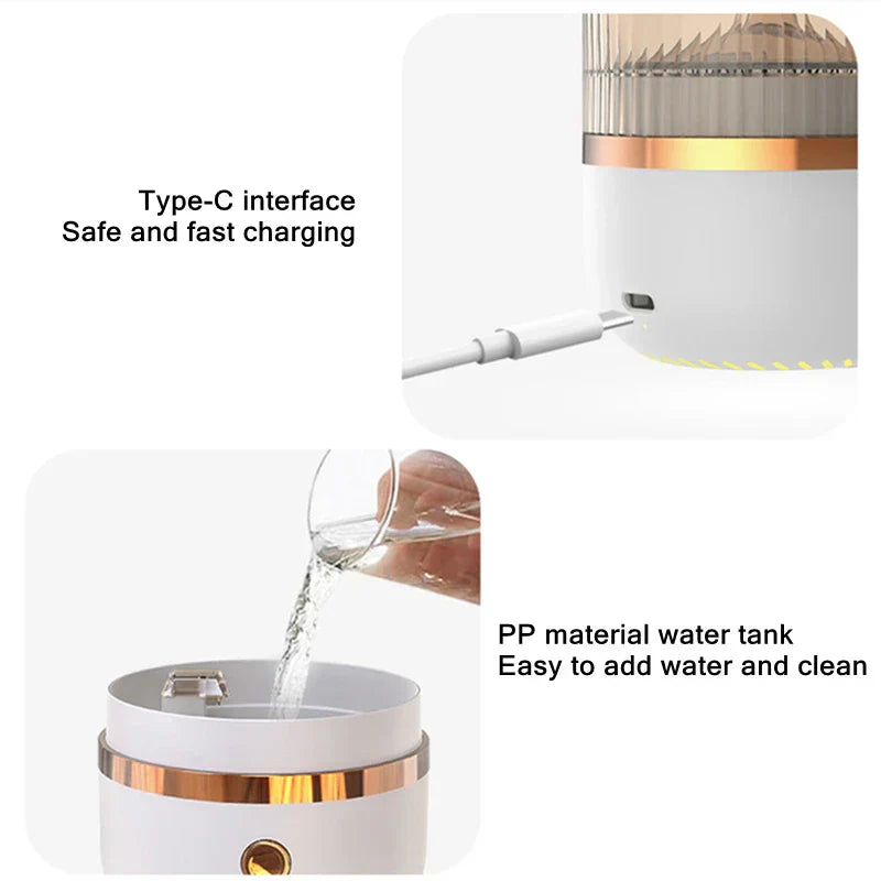 Stornfield | Himalayan Salt Lamp and Essential Oil Diffuser, USB Ultrasonic Humidifier for Home and Office