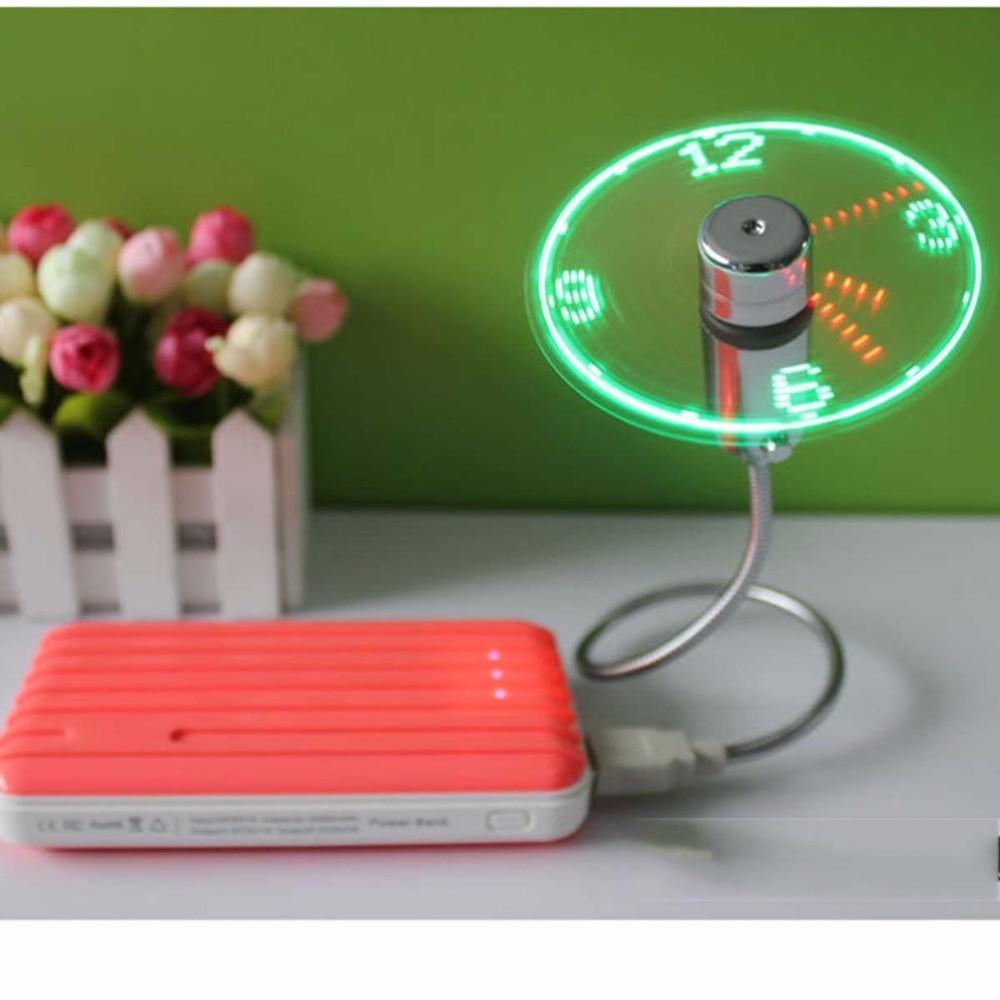 Mini USB Clock Fan | Stornfield