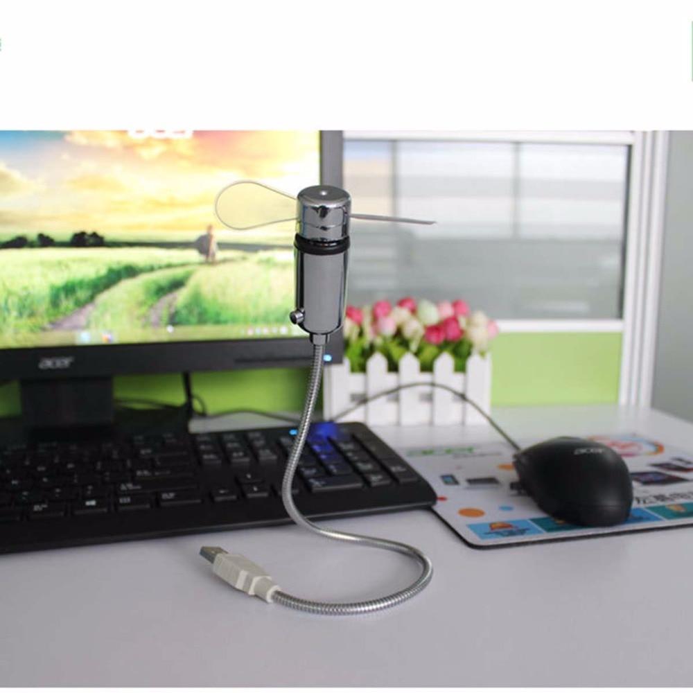 Mini USB Clock Fan | Stornfield