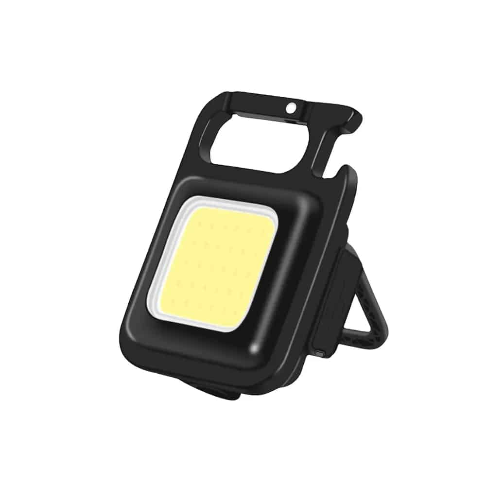 Keychain COB-LED flashlight - rechargeable - 3 light modes | Stornfield