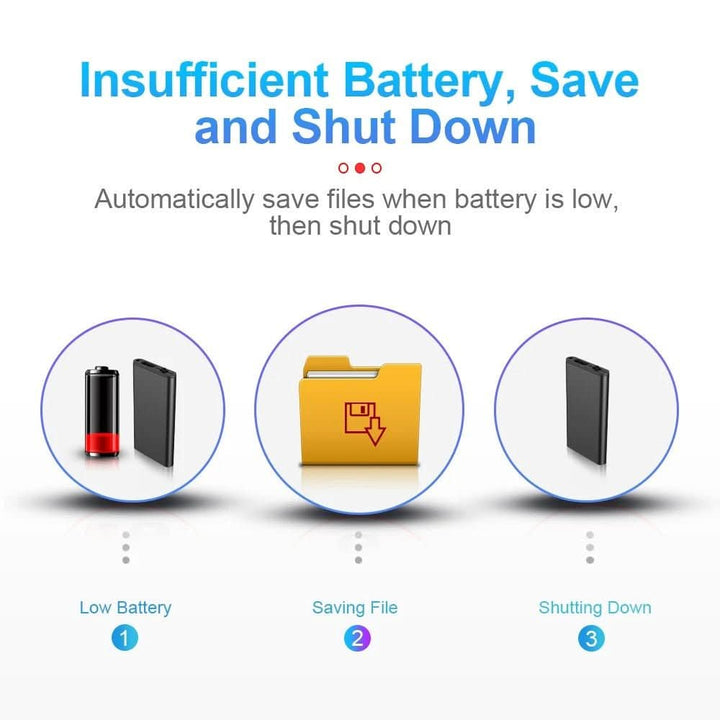 Stornfield | Ultra-light Dictation Device with Voice Activation & 32 GB Storage