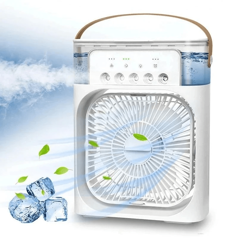 Mini Ice Nebula Fan 2-in-1 Portable | Stornfield