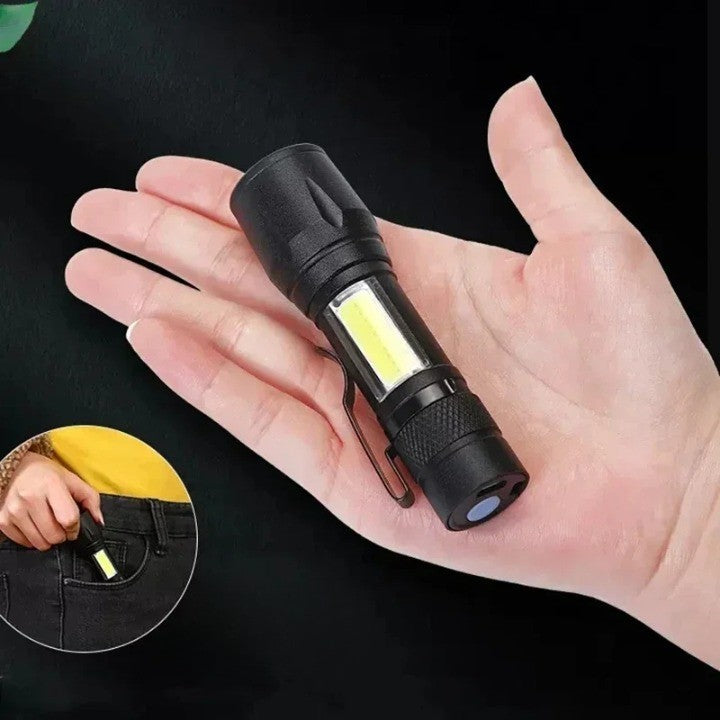 Mini Tactical Camping Rechargeable Flashlight | Stornfield