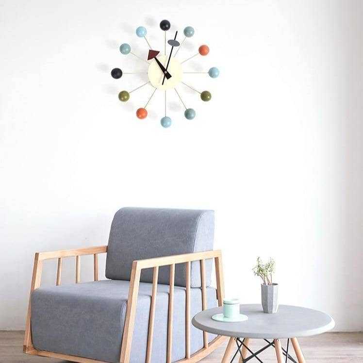 Modern Wall Clock 3D Design Quiet and Minimalist 32 cm | Stornfield
