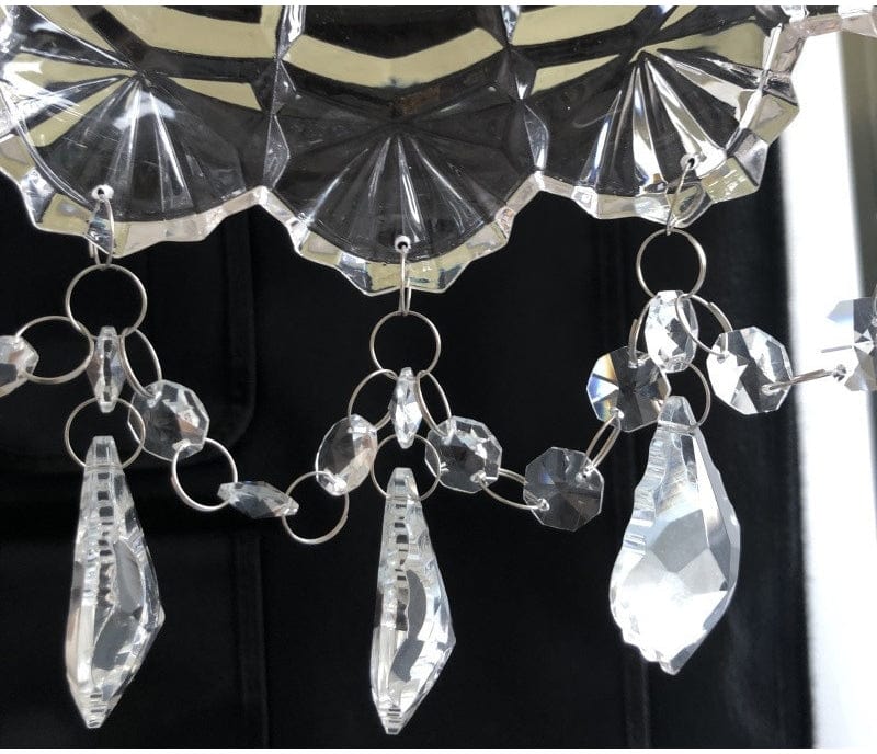 Minimalist Retro Crystal Glass Pendant Light Stornfield