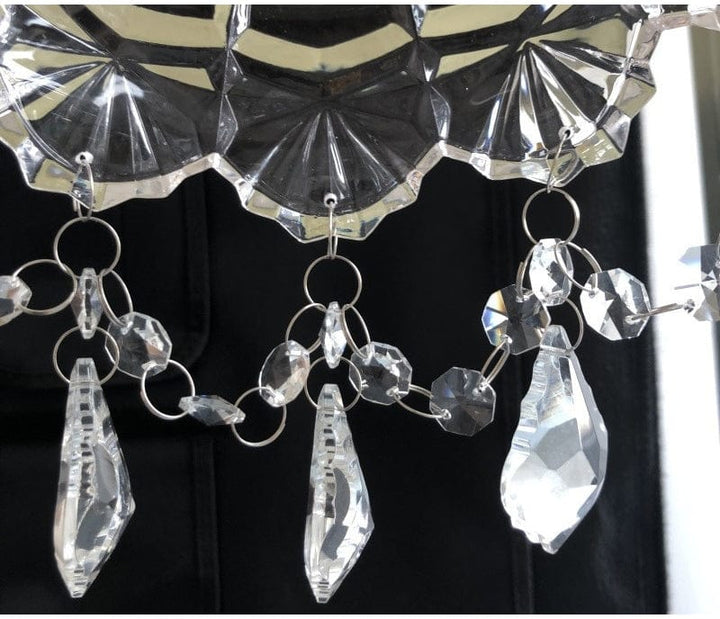Minimalist Retro Crystal Glass Pendant Light Stornfield