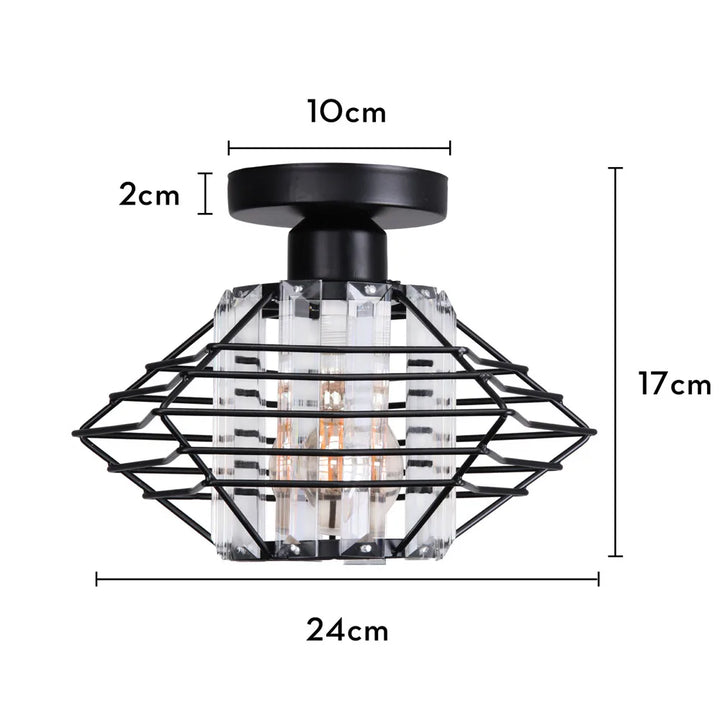 Modern Crystal Ceiling Light – Elegant Nordic Ceiling Lamp for Living Room and Hallway | Stornfield