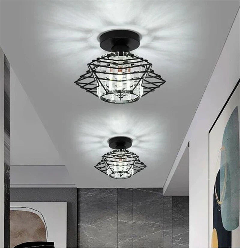 Modern Crystal Ceiling Light – Elegant Nordic Ceiling Lamp for Living Room and Hallway | Stornfield