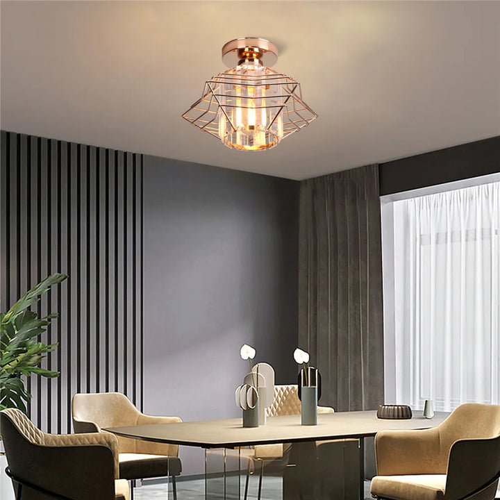 Modern Crystal Ceiling Light – Elegant Nordic Ceiling Lamp for Living Room and Hallway | Stornfield