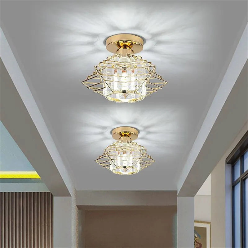 Modern Crystal Ceiling Light – Elegant Nordic Ceiling Lamp for Living Room and Hallway | Stornfield
