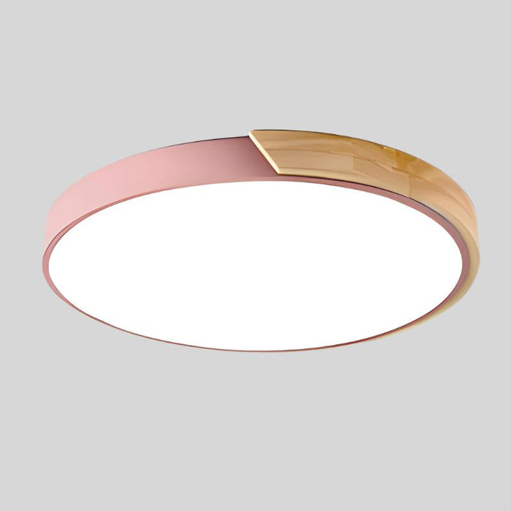 Stornfield | Scandinavian Circular LED Ceiling Light | Soft Illumination, Minimalist Design & Ideal for Bedrooms and Work Areas