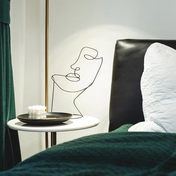 Modern Abstract Single Line Face Head Decorative Art | Stornfield