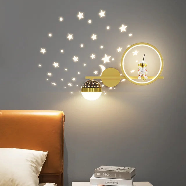 LittleBeam | Modern Children's Wall Lamp - Soft Lighting and Child-Friendly Design | Stornfield