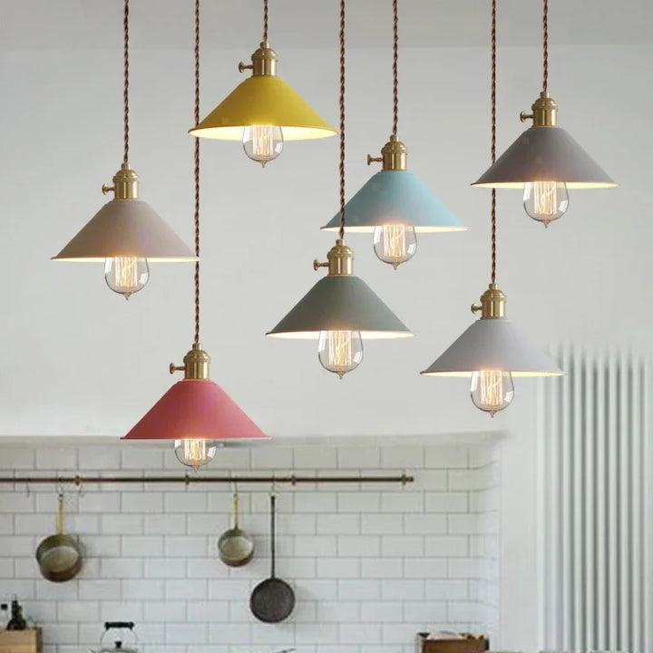 Modern creative chandelier in vintage style – pendant lamp for dining room & café | Stornfield