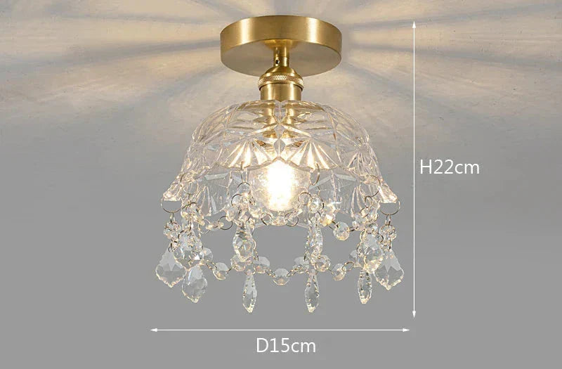 Modern Glass Pendant Lamp – Crystal Clear Design for Living Room & Dining Room | Stornfield