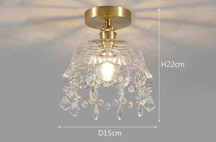 Modern Glass Pendant Lamp – Crystal Clear Design for Living Room & Dining Room | Stornfield