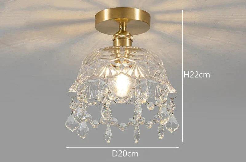 Modern Glass Pendant Lamp – Crystal Clear Design for Living Room & Dining Room | Stornfield