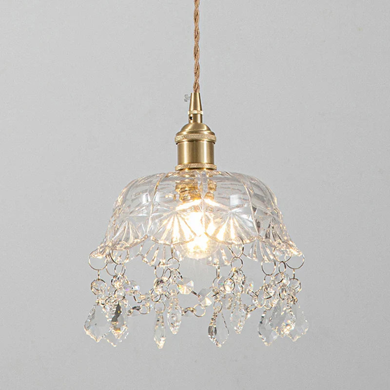 Modern Glass Pendant Lamp – Crystal Clear Design for Living Room & Dining Room | Stornfield