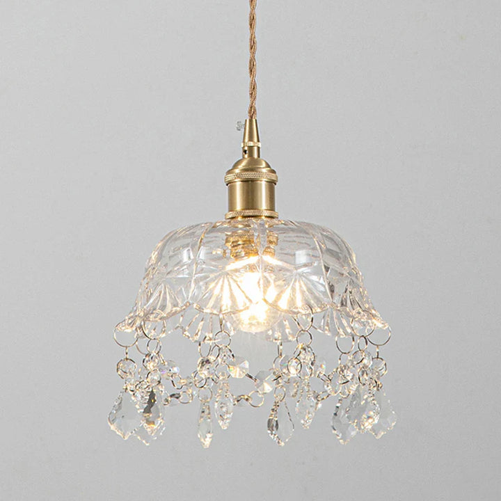 Modern Glass Pendant Lamp – Crystal Clear Design for Living Room & Dining Room | Stornfield