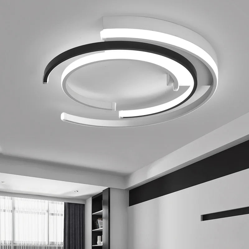 Modern LED Ceiling Light Dimmable | Designer Ceiling Lamp for Living Room | Stornfield