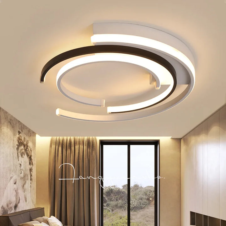 Modern LED Ceiling Light Dimmable | Designer Ceiling Lamp for Living Room | Stornfield