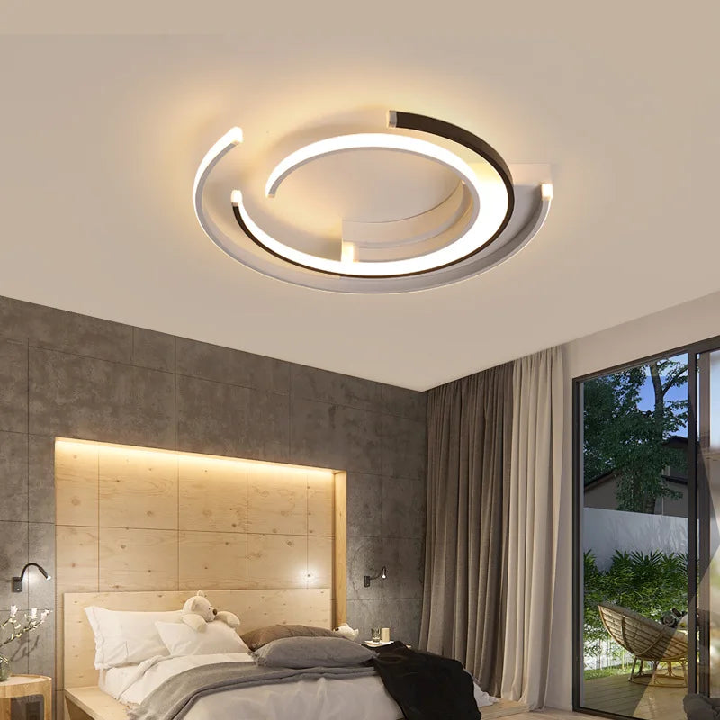 Modern LED Ceiling Light Dimmable | Designer Ceiling Lamp for Living Room | Stornfield