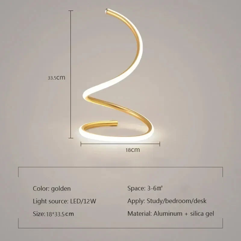 Stornfield | GlowStream - Modern LED Table Lamp