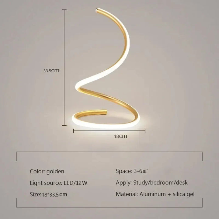 Stornfield | GlowStream - Modern LED Table Lamp