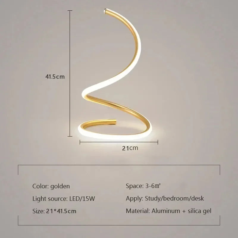Stornfield | GlowStream - Modern LED Table Lamp