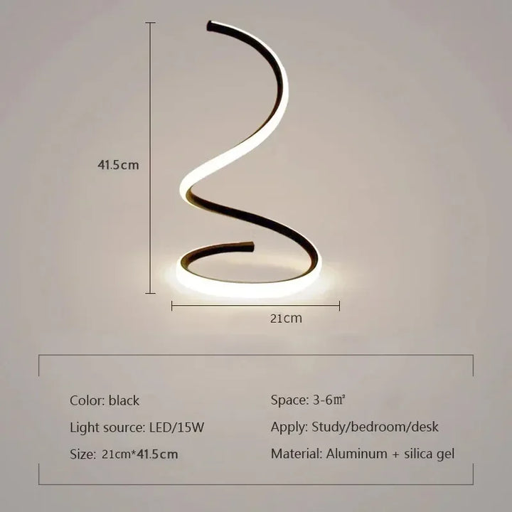Stornfield | GlowStream - Modern LED Table Lamp