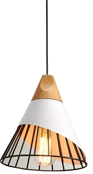 Modern Pendant Lights – Stylish Hanging Light made of Wood and Metal for Dining Room and Kitchen | Stornfield