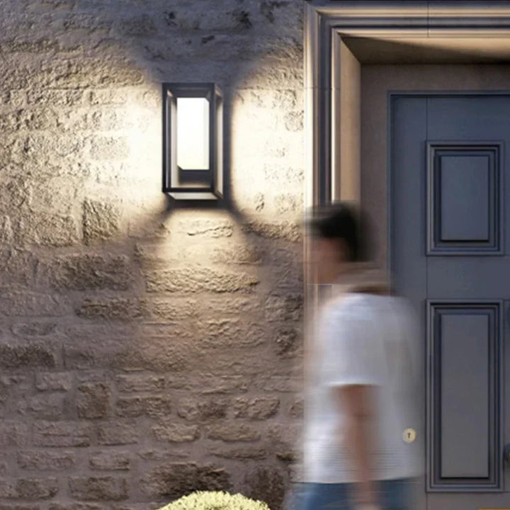 Modern LED wall light for outdoor use, energy-saving and weatherproof | Stornfield