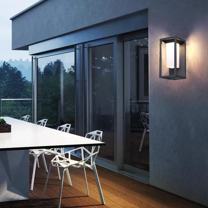 Modern LED wall light for outdoor use, energy-saving and weatherproof | Stornfield