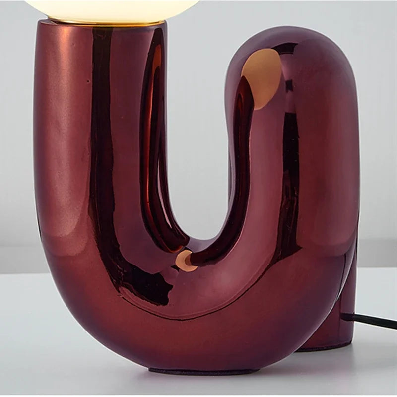 GlassSphere - Modern glass ball lamp | LED TaStornfielde Lamp for a Contemporary Atmosphere | Stornfield