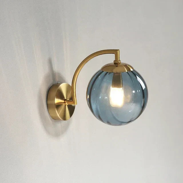 Luxury Modern Glass Wall Lamp - CrystalGlow | Stornfield