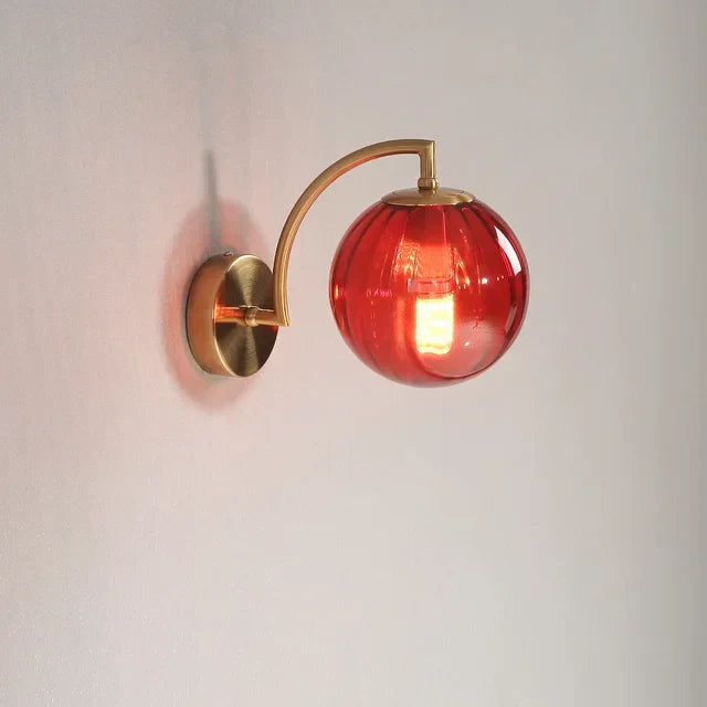 Luxury Modern Glass Wall Lamp - CrystalGlow | Stornfield