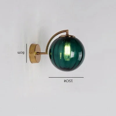 Luxury Modern Glass Wall Lamp - CrystalGlow | Stornfield