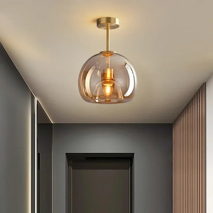 PureLicht - Minimalistic Glass Ceiling Lamp for Bedroom and Living Room | Stornfield