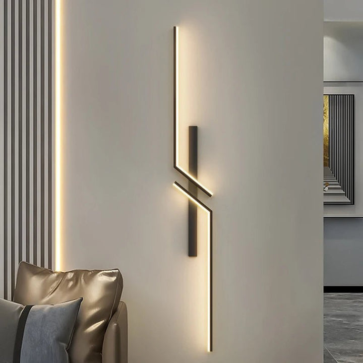 Stornfield | Creative LED Wall Lamp with Striped Design | Modern Design and 3-Color Dimmable Light