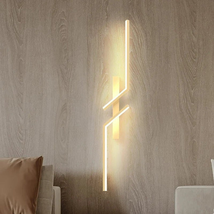 Stornfield | Creative LED Wall Lamp with Striped Design | Modern Design and 3-Color Dimmable Light